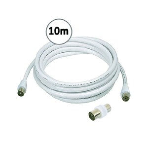 10m Coaxial Cable with Adaptor