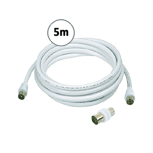 5m Coaxial Cable with Adaptor