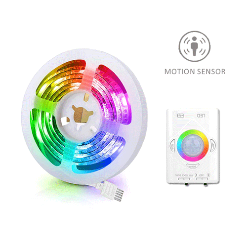 RGB Motion Sensor Strip Light
