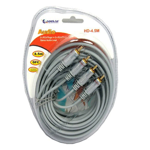 Heavy Duty 2RCA Plugs to 2RCA Plugs Cable - Image 2