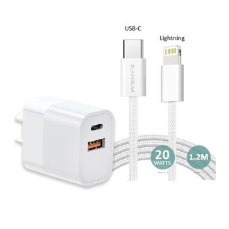 USB-C to USB-Lightning Charger Kit