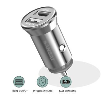 Aluminum Car Charger 4.8A