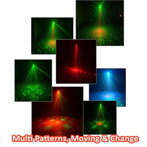 Sound Active Disco Laser Party Light - Image 2