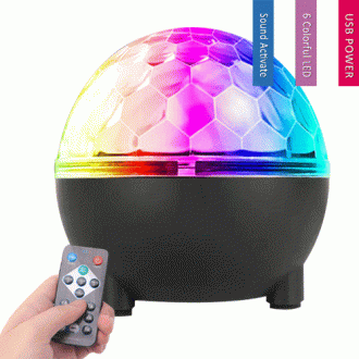 LED Crystal Ball Disco Light