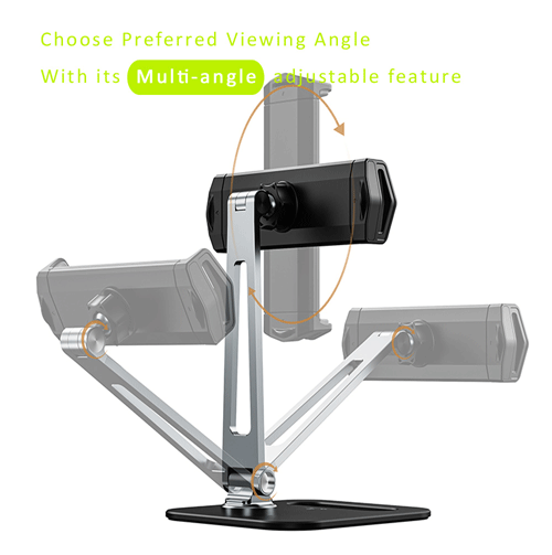 Aluminum Desktop Tablet & Phone Stand - Image 4