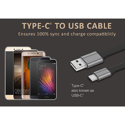 H/D Type-C to USB-A flat Cable - Image 2