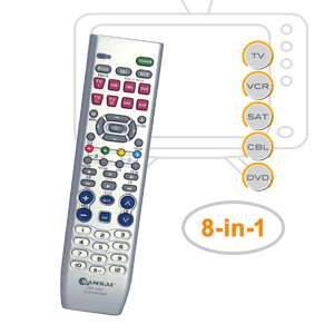 8 In1 Universal Remote Control